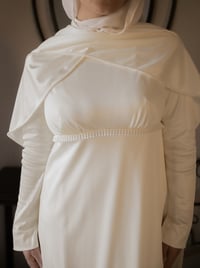 Image 3 of 1970s Dress & Scarf Set