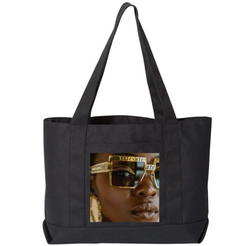 Image of Elevate Your  Vision Style Boat Tote Bag