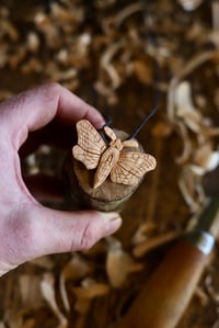 Image 4 of Moth Pendant Necklace