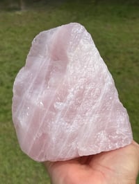Image 1 of Brazilian Rose Quartz Raw Chunk #2254