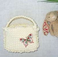 Image 1 of Children’s cream frill butterfly bag (The little collection)