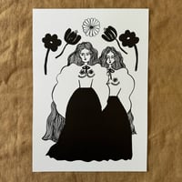 Image 1 of THE TWINS A3 PRINT