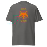 Image 7 of Unisex classic tee,  Zero Fox Given T-Shirt | Funny Fox Humor Graphic Tee