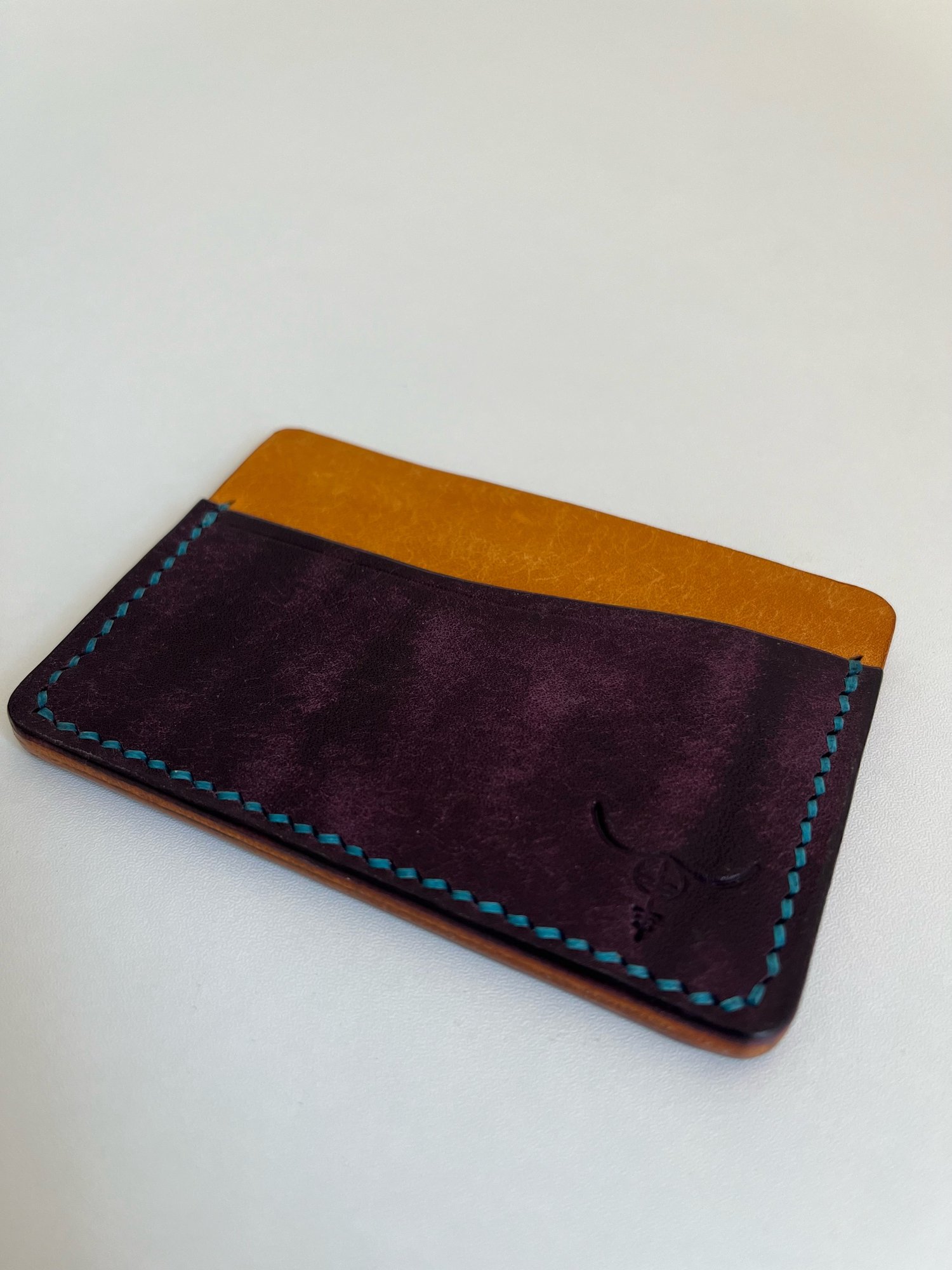Image of Violet 2-tone Pueblo Horizontal Cardholder