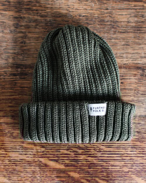 Image of Merino Wool Rolled Watch Cap