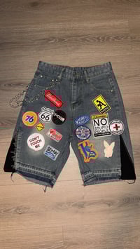 Image 2 of The Bold Statement Patched Bermudas 