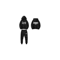 Hunnid Hustles Sweatsuits (Black and White)
