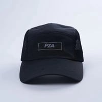Image 1 of PREORDER: Black PZA Nylon 5 Panel Cap