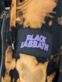 Image 4 of Sabbath bleachy hoodie size M/L