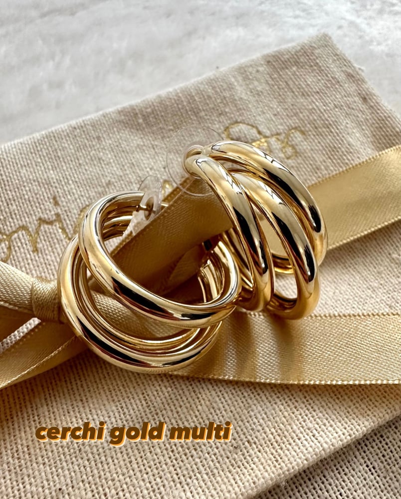Image of ORECCHINI CIRCLE GOLD