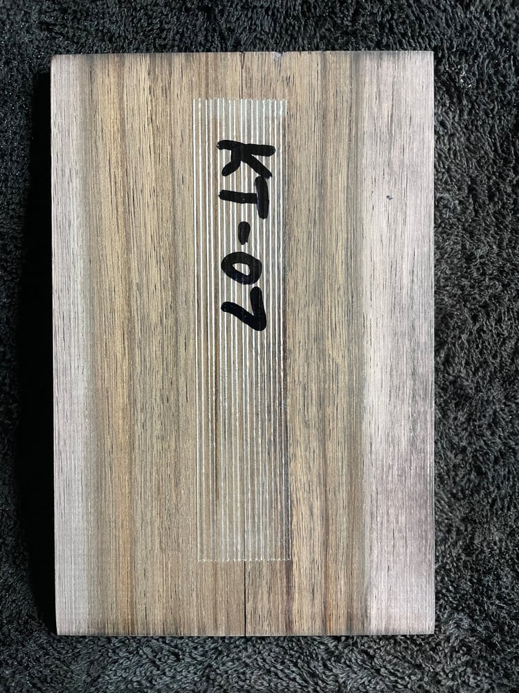 Image of Kiaat Wood Knife Scales KT-07