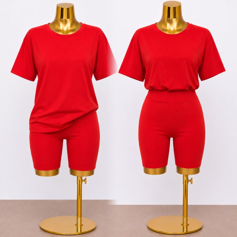 Cherry Bomb 2pc Set S-L(GREAT STRETCH)