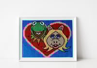 Image 1 of Kermie needlepoint kit 