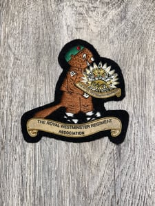 Image of Regimental Association Blazer Crest "Buster the Beaver"