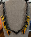 Vintage Style Chunky Bat Halloween Necklace 