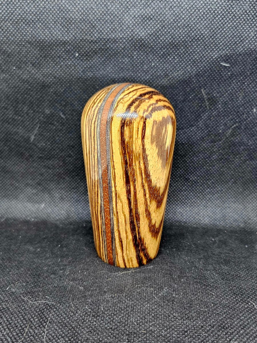 Image of Zebrawood/Racing Stripe Shift Knob (12x1.25)