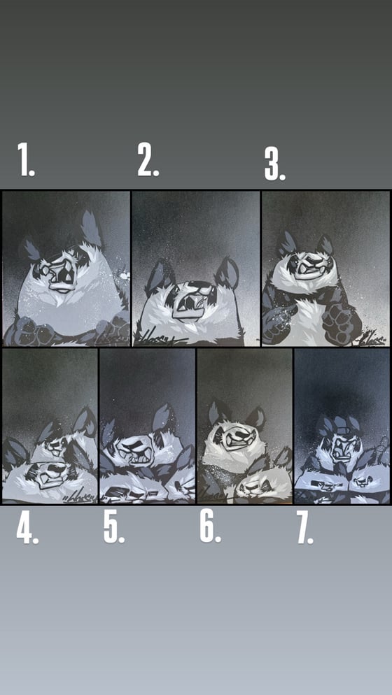 Image of Grey Fades 1-7 ( 9 x 12 )