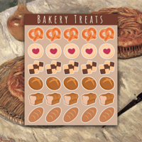 Image 1 of Mini Bakery Sticker Sheets