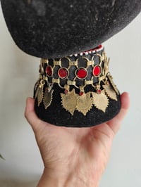 Image 8 of Afghani Bohemian Choker - Red