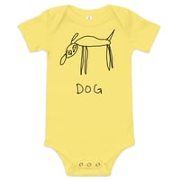 Image 3 of dog Baby short sleeve one piece 