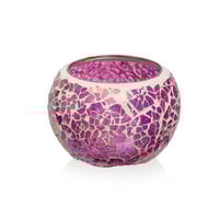 Image 4 of Mosaic Crackle Tealight Jar