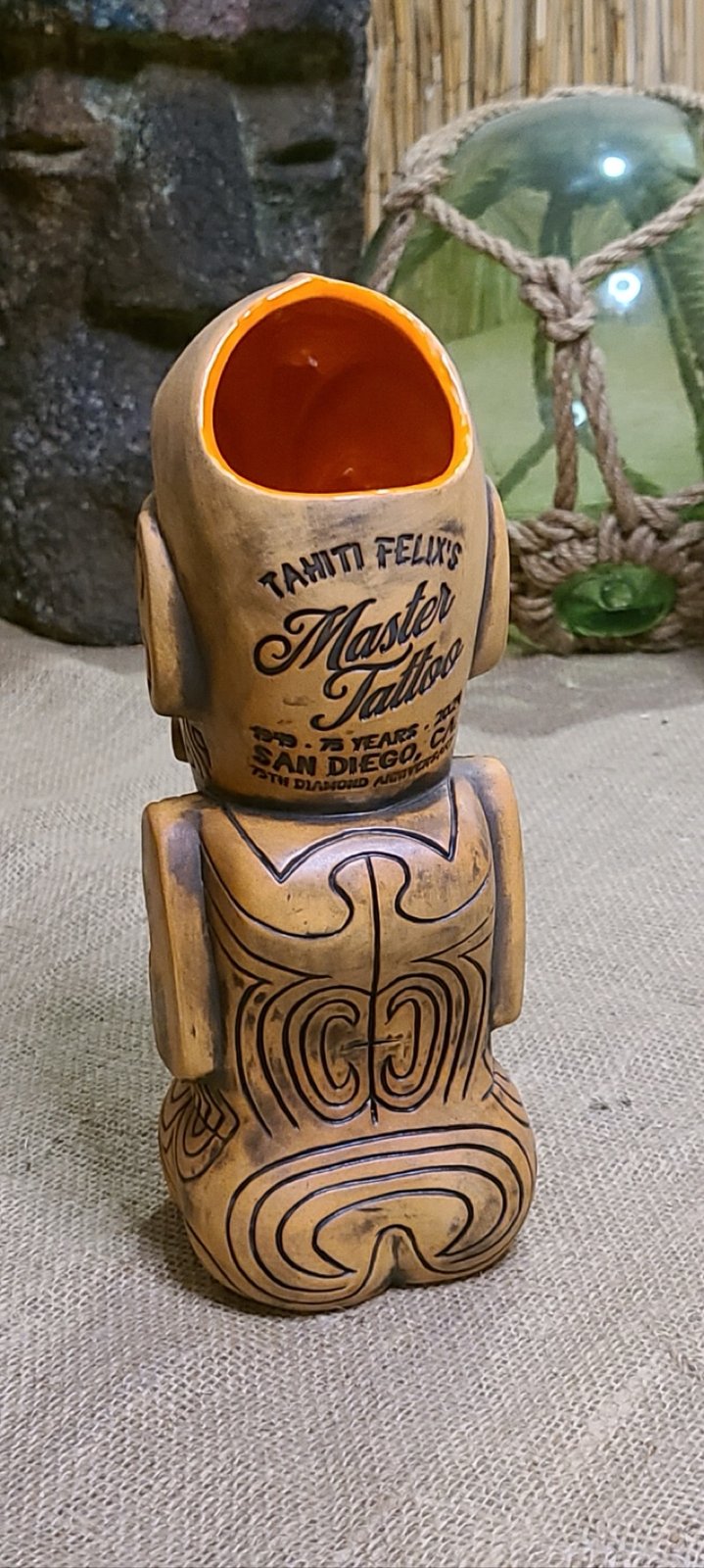 Tahiti Felix 75th Anniversary Tiki Mug | Tahiti Gil's South Seas