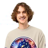 Image 10 of Oversized USA 250 Patriotic Hellfish Haven heavyweight sweatshirt