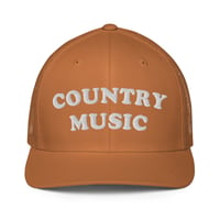 Image 1 of Country Music Closed-back trucker cap