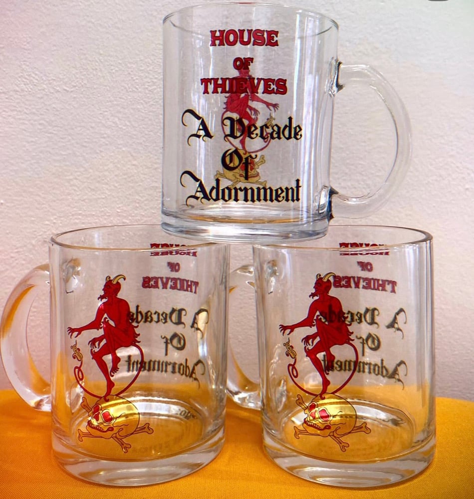 Image of A Decade of Adornment Glass Mug