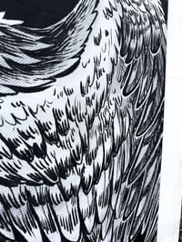 Image 5 of Sorrows of the Earth - Hawk Tapestry