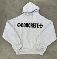 Image 1 of GREY STAPLE HOOD