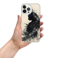 Image 20 of Black Cat On Ivory Clear Case for iPhone®