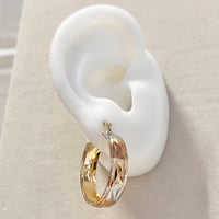 Image 1 of 3Tone Small Hoops