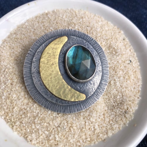 Image of Quarter Moon Ring #1