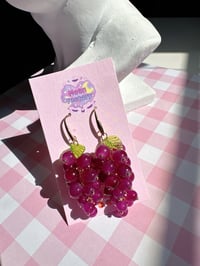 Image 3 of Grape earrings 🍇
