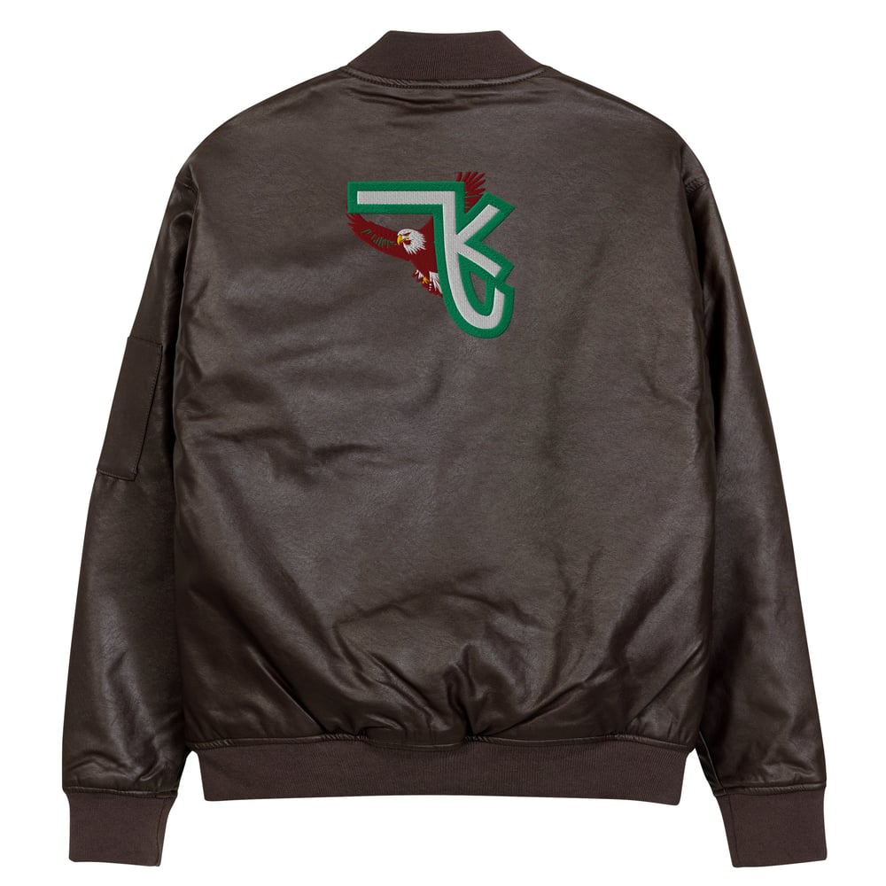 ZEN EXP - Eagles II “FLY” Leather Bomber Jacket