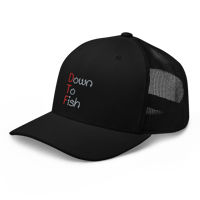 Image 2 of “DTF” mesh back trucker hat