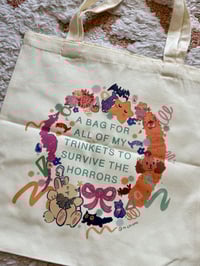 Image 1 of trinket tote bag
