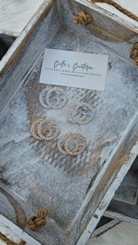 Image 2 of GG Rhinestone Earrings 