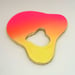 Image of Wall Sculpture Shape 2 Pink/Yellow Fade 25cm