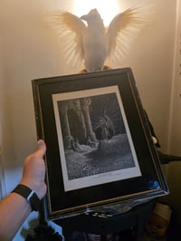 Image 2 of "Paradise Lost” 1800s Gustave Doré illustration with preserved web