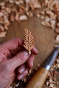 Image 3 of Fern Leaf- Pendant Necklace 