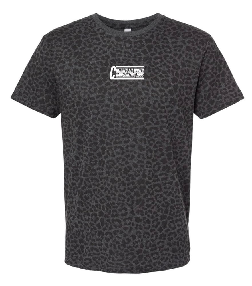 Image of Cauhz™️ Black Leopard Print Tee