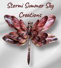 Pink and Bronze Dragonfly