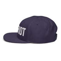 Image 7 of PATRIOTS Navy on White Snapback Hat from PatriotsCo.com