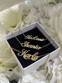 Nameplate Anklet 