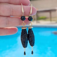 Image 1 of Black Onyx Carved Chinese art