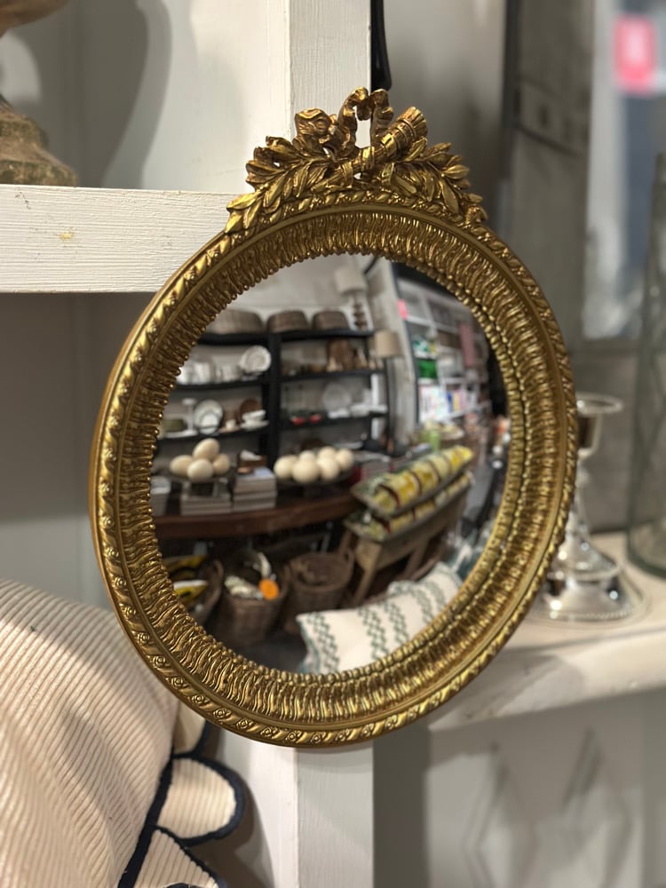 Image of Round Ornate Mirror 
