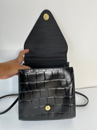 Image 3 of Crossbody Crocodille Print Handbag