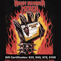 metal Holiday- Gift Certificate